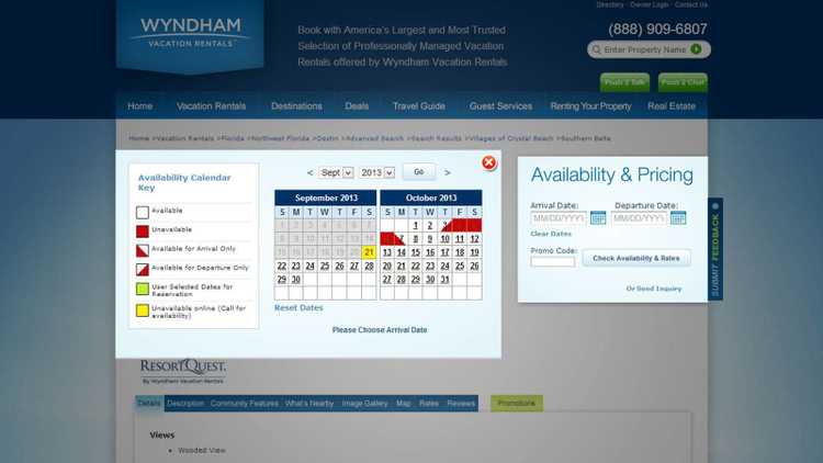 Calendar Date Picker Interactive calendar showing availability.
