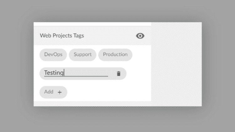 Add and Edit Tags Quickly add and inline-edit tag names